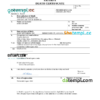 editable template, Eritrea vital record death certificate Word and PDF template