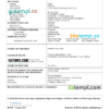 editable template, Ethiopia vital record death certificate Word and PDF template