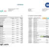 editable template, Germany Vonovia bank statement, Word and PDF template, 3 pages
