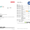 editable template, Germany Weltbild bank statement, Word and PDF template, 2 pages