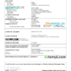 editable template, Ghana vital record death certificate Word and PDF template
