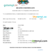 editable template, Grenada vital record death certificate Word and PDF template