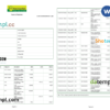 editable template, India KVB bank statement, Word and PDF template, 2 pages