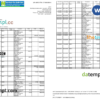 editable template, India Maharashtra bank statement, Word and PDF template, 2 pages