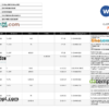 editable template, Nigeria GTBank statement, Word and PDF template, version 2