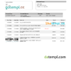 editable template, Oman Muscat Bank statement, Word and PDF template