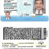 editable template, Paraguay ID card PSD template, completely editable