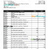 editable template, Sri Lanka People's Bank statement, Excel and PDF template
