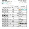 editable template, Sudan Al Neelen Bank statement, Excel and PDF template