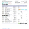 editable template, Suriname Centrale Bank Van Suriname bank statement, Excel and PDF template