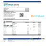editable template, Thailand Bangkok bank statement, Excel and PDF template