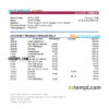 editable template, Thailand Calyon bank statement, Excel and PDF template