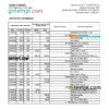 editable template, Togo Ecobank bank statement, Excel and PDF template