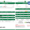 editable template, UAE Dubai Islamic bank statement template in Word and PDF format in Arabic language, 3 pages