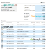 editable template, United Kingdom Tide bank statement, Excel and PDF template