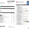 editable template, USA Mountain America Credit Union bank statement, Word and PDF template, 6 pages