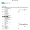 editable template, USA Security Bank of Kansas city bank statement Word and PDF template