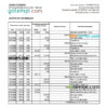 editable template, Ukraine Raiffeisen bank statement, Excel and PDF template