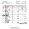 editable template, Uzbekistan Ziraat Bank statement, Excel and PDF format