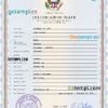 editable template, # affiliate death universal certificate PSD template, completely editable