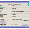 editable template, # death solutions death universal certificate PSD template, completely editable