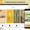 editable template, organic juice completely ready online store Shopify hosted and products uploaded 30