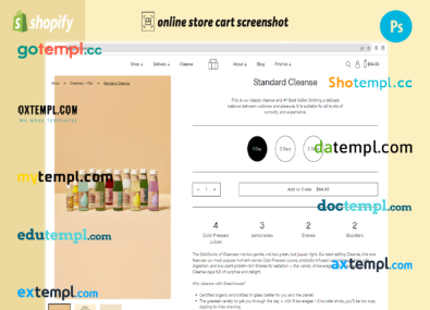 editable template, organic juice completely ready online store Shopify hosted and products uploaded 30 - Image 4