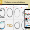 editable template, luxury accessories completely ready online store Shopify hosted and products uploaded 30