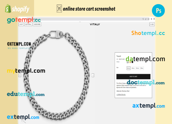 editable template, luxury accessories completely ready online store Shopify hosted and products uploaded 30 - Image 4