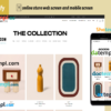 editable template, decorative goods completely ready online store Shopify hosted and products uploaded 30