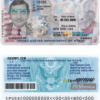 editable template, USA passport ID card PSD template, fully editable, version 2