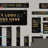 FREE editable template, # saleflow editable banner template set of 13 PSD