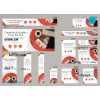 FREE editable template, # techmetric editable banner template set of 13 PSD