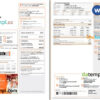 editable template, Australia Alinta energy electricity utility bill template in Word and PDF format, 2 pages