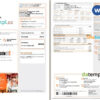 editable template, Australia Alinta energy gas utility bill template in Word and PDF format, 2 pages