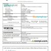 editable template, Colombia death certificate Word and PDF template, completely editable