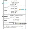 editable template, Comoros vital record death certificate Word and PDF template