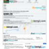 editable template, Australia hotel booking confirmation Word and PDF template, 2 pages