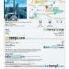 editable template, Malaysia hotel booking confirmation Word and PDF template, 2 pages