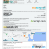 editable template, Mexico hotel booking confirmation Word and PDF template, 2 pages