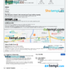 editable template, Mongolia hotel booking confirmation Word and PDF template, 2 pages