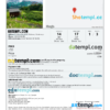 editable template, Montenegro hotel booking confirmation Word and PDF template, 2 pages