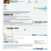 editable template, Morocco hotel booking confirmation Word and PDF template, 2 pages