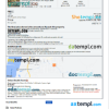 editable template, Myanmar hotel booking confirmation Word and PDF template, 2 pages