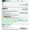 editable template, Nepal hotel booking confirmation Word and PDF template, 2 pages