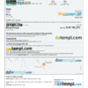 editable template, Netherlands hotel booking confirmation Word and PDF template, 2 pages