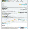 editable template, Nigeria hotel booking confirmation Word and PDF template, 2 pages