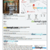 editable template, North Macedonia hotel booking confirmation Word and PDF template, 2 pages