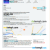 editable template, Portugal hotel booking confirmation Word and PDF template, 2 pages