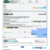 editable template, Saint Lucia hotel booking confirmation Word and PDF template, 2 pages